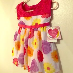 Floral baby girl dress